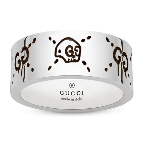 anello argento uomo gucci|Nuova collezione di anelli e gioielli da uomo di Gucci su.